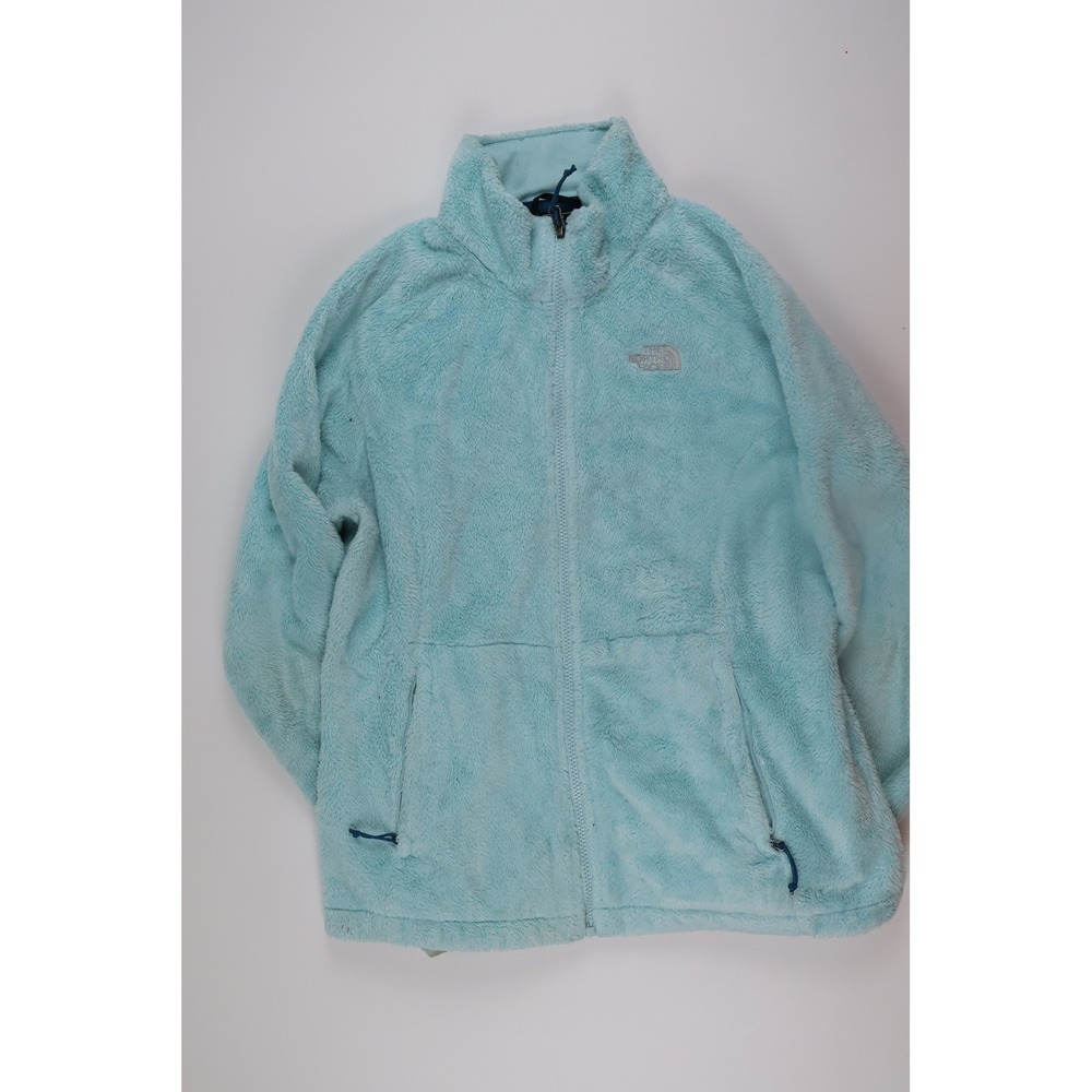 The North Face Vintage Jacket Osito Fleece Blue Solid Medium Excellent